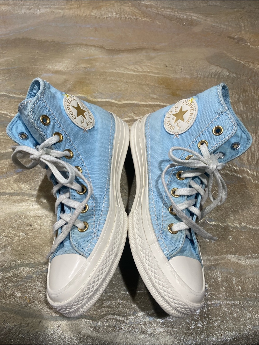 Converse All Star C Taylor High Top Light Blue Sneakers Women’s 6.5 / Men’s 4.5